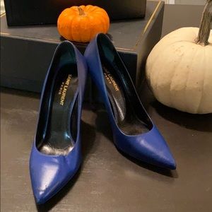 Gorgeous Blue Anja YSL Pumps sz EU 38